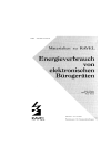 Energieverbrauch von elektronischen Bürogeräten