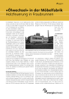 "Ölwechsel" in der Möbelfabrik