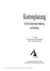 Kostenplanung bei der Bauwerkserhaltung im Hochbau