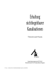 Erhaltung nichtbegehbarer Kanalisationen