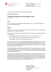 Teilzeitbeschäftigung des fachkundigen Leiters - Verordnung über elektrische Niederspannungsinstallationen (NIV)