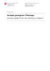 Sachplan geologische Tiefenlager