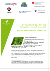 2nd SmartGrids ERA-Net Call for applied research proposals