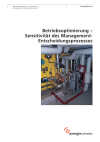 Betriebsoptimierung - Sensitivität des Management-Entscheidungsprozesses