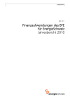 Finanzaufwendungen des BFE für EnergieSchweiz. Jahresbericht 2010