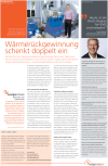 Wärmerückgewinnung schenkt doppelt ein