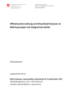 Effizienzuntersuchung von Brauchwarmwasser an Wärmepumpen mit integriertem Boiler