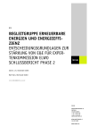 Entscheidungsgrundlagen zur Stärkung von E&E für Expertenkommission ELWO. Schlussbericht Phase 2