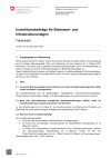 Investitionsbeiträge für Biomasse- und Infrastrukturanlagen - Faktenblatt