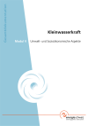 Kleinwasserkraft - Gesamtdokumentation Modul V