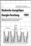 Energie-Forschung 1989 / Recherche énergétique 1989
