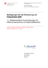 Bedingungen für die Einreichung von Programmen 2020