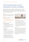 Thermostatventile vor der Heizsaison korrekt einstellen